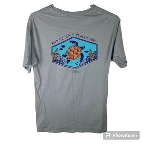 Greater Cleveland Aquarium turtle gray graphic t shirt unisex